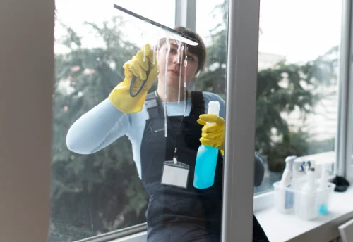 Nettoyage de vitres intérieures et extérieures à Cuébris